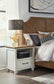 Vista - 1 Drawer Nightstand in Hickory & Shell