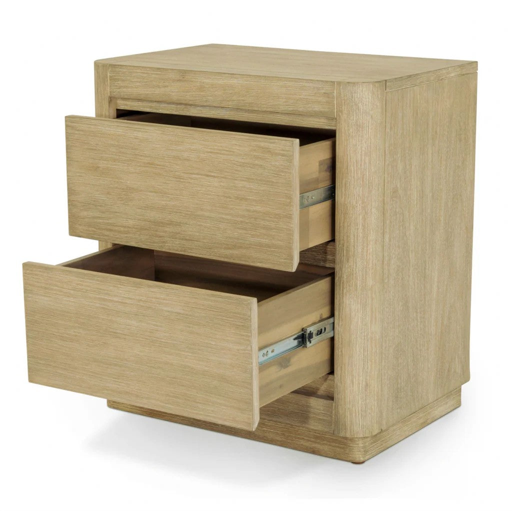 Sea Winds - Hyde Park 2 Drawer Electrified Nightstand
