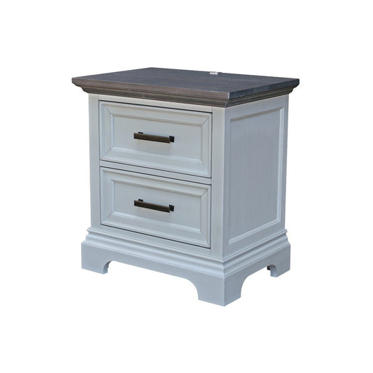 Summit - Nightstand in Mist & Heather Gray