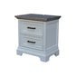 Summit - Nightstand in Mist & Heather Gray