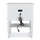 Sea Winds - Point Breeze 1 Drawer Electrified Open Nightstand