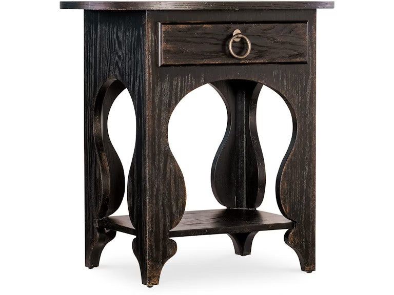 Hooker Furniture - Bedroom Americana One-Drawer Oval Nightstand