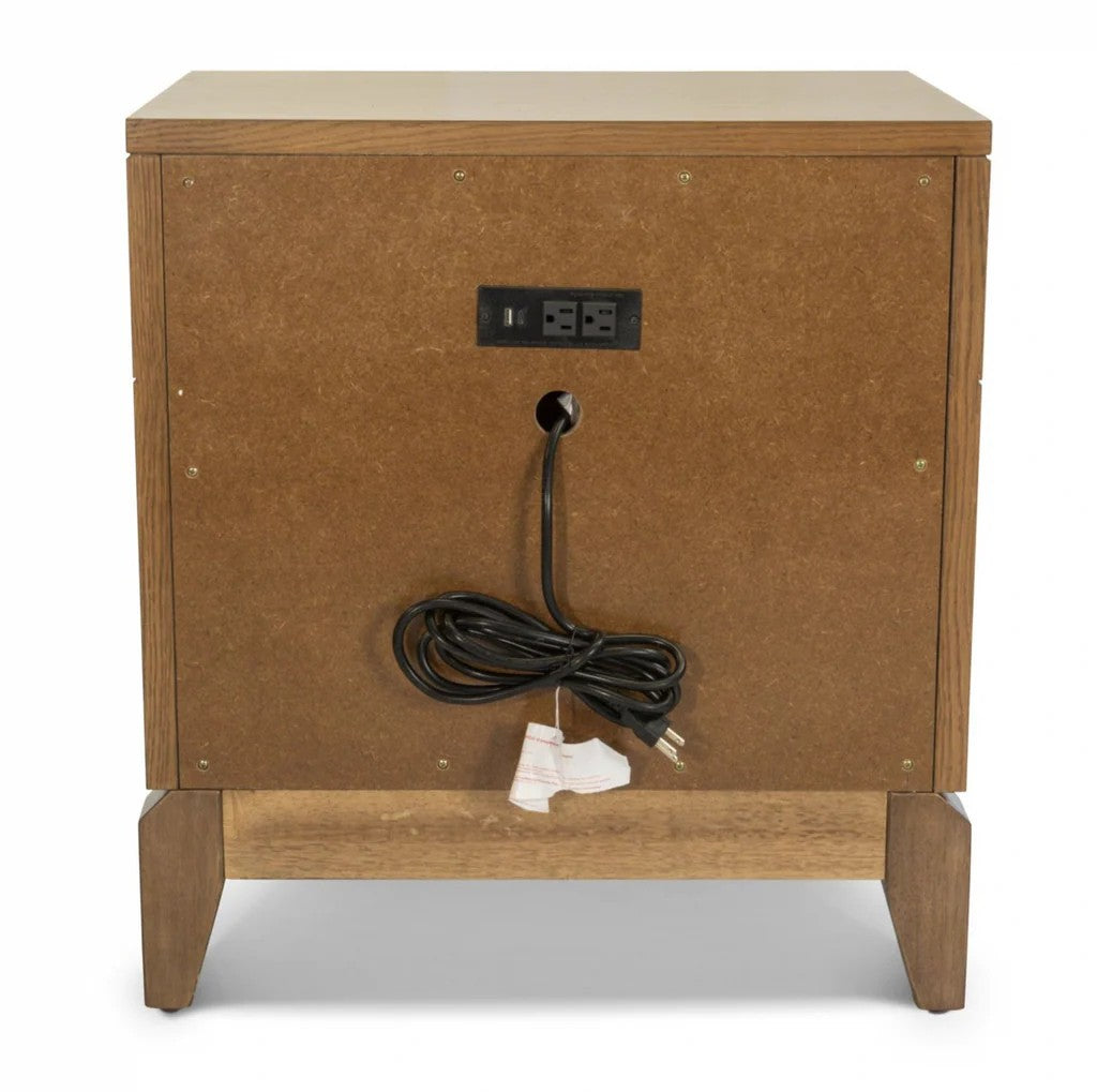 Sea Winds - Manhattan Valley 3 Drawer Nightstand w/ Power & USB A + C