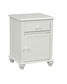 Cottage - 1 Drawer/1 Door Nightstand in White