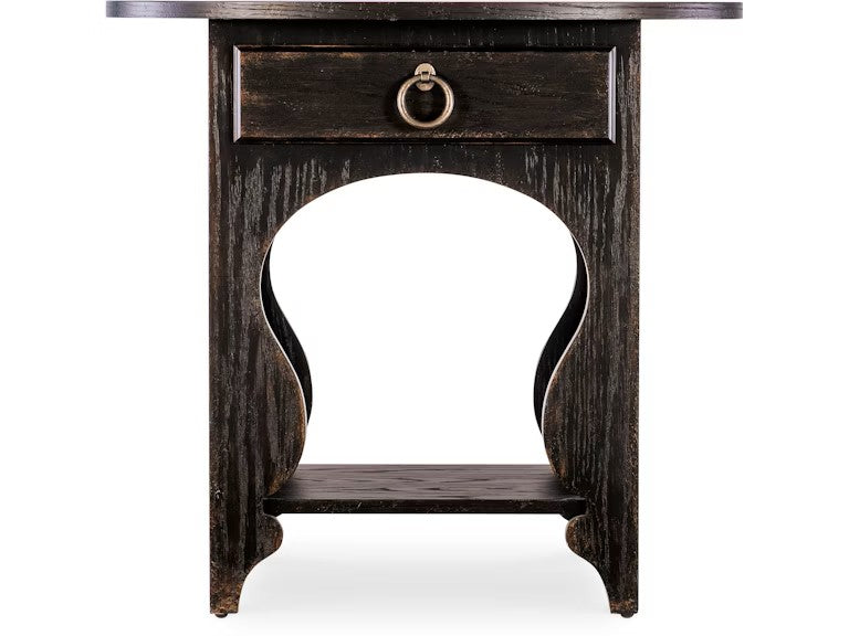 Hooker Furniture - Bedroom Americana One-Drawer Oval Nightstand