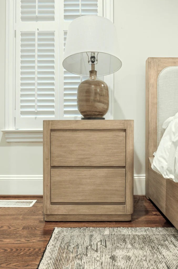 Sea Winds - Hyde Park 2 Drawer Electrified Nightstand