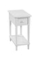 Destinations - Narrow Side Table in White
