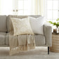 Distressed Floral Elegant Cotton Decor Throw Pillow Cover