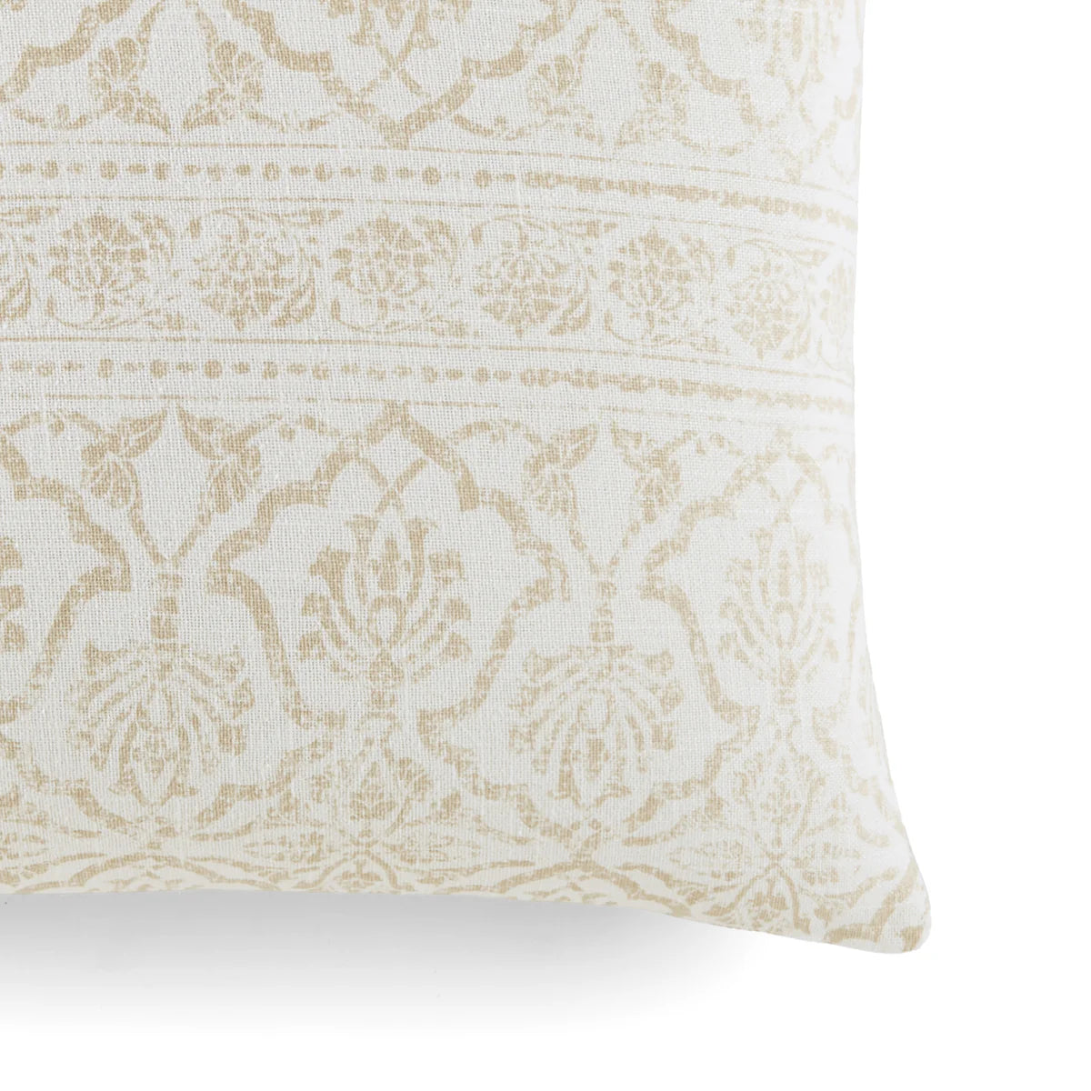 Antique Floral Elegant Cotton Decor Throw Pillow Cover