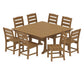 Polywood - Lakeside 9-Piece Farmhouse Trestle Dining Set - FREE SHIPPING