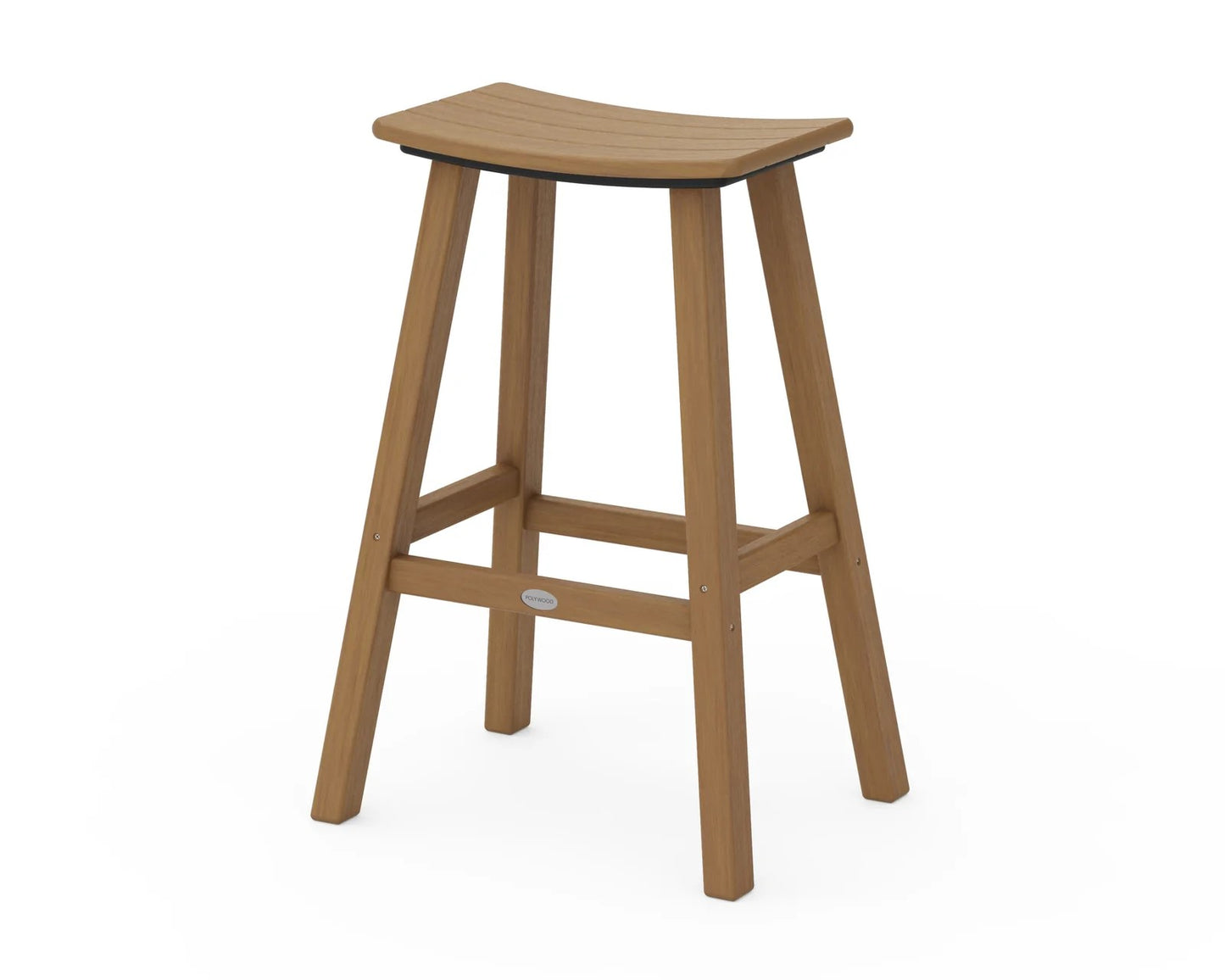 Polywood - Bar Stool Traditional 30" Saddle Bar Stool - FREE SHIPPING