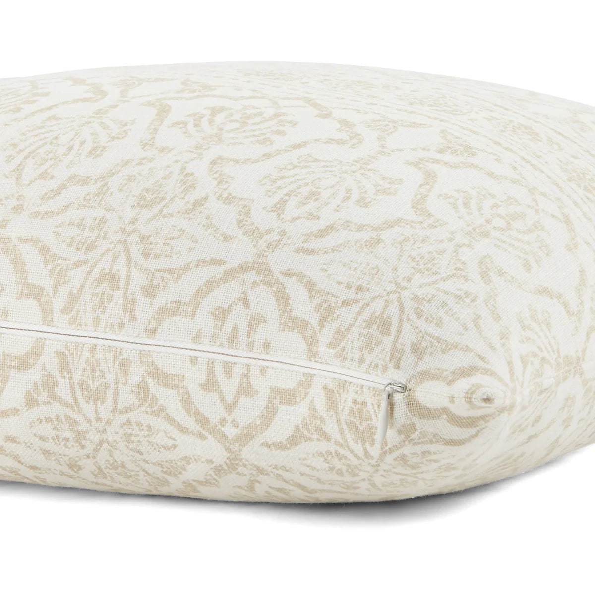 Antique Floral Elegant Cotton Decor Throw Pillow Cover