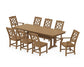 Polywood - Chinoiserie 9-Piece Dining Set with Trestle Legs - FREE SHIPPING
