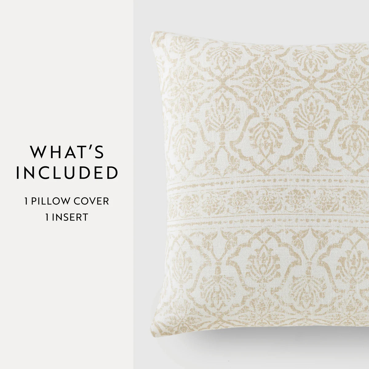 Antique Floral Elegant Cotton Decor Throw Pillow Cover