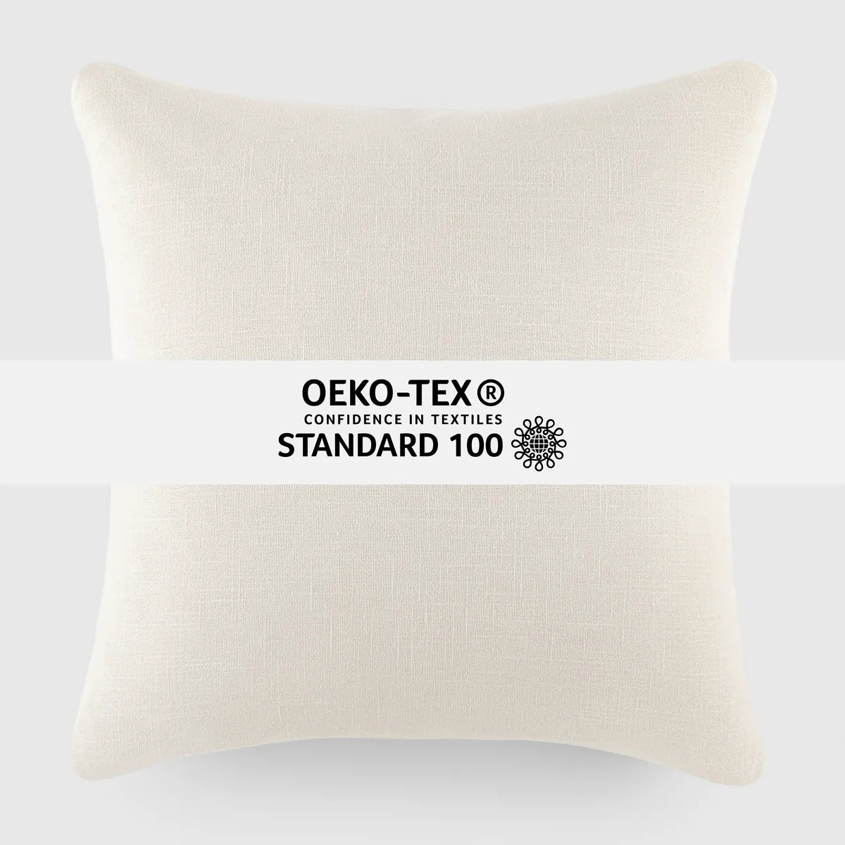 Stone Washed & Distressed Cotton Decor Throw Pillow Cover