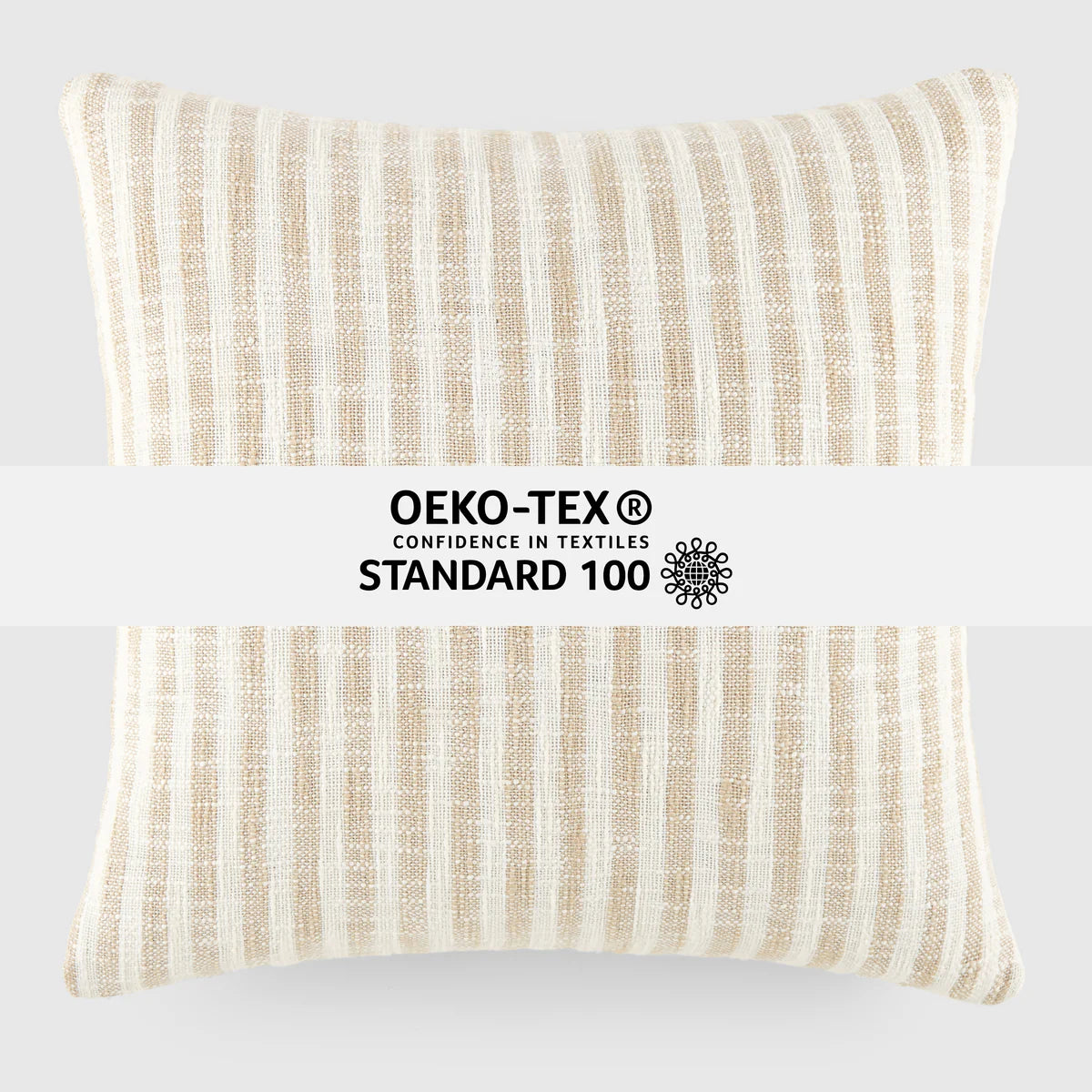 Bengal Stripe Yarn-Dyed Cotton Decor Throw Pillow Cover
