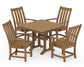 Polywood - Vineyard 5-Piece Farmhouse Trestle Arm Chair Dining Set - FREE SHIPPING