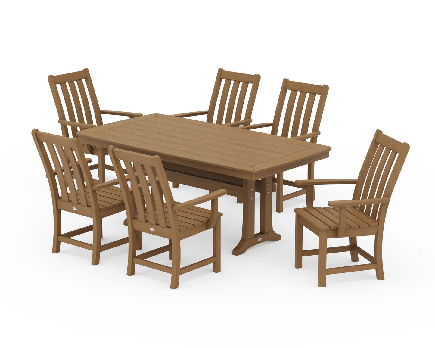 Polywood - Vineyard 7-Piece Arm Chair Dining Set - FREE SHIPPING