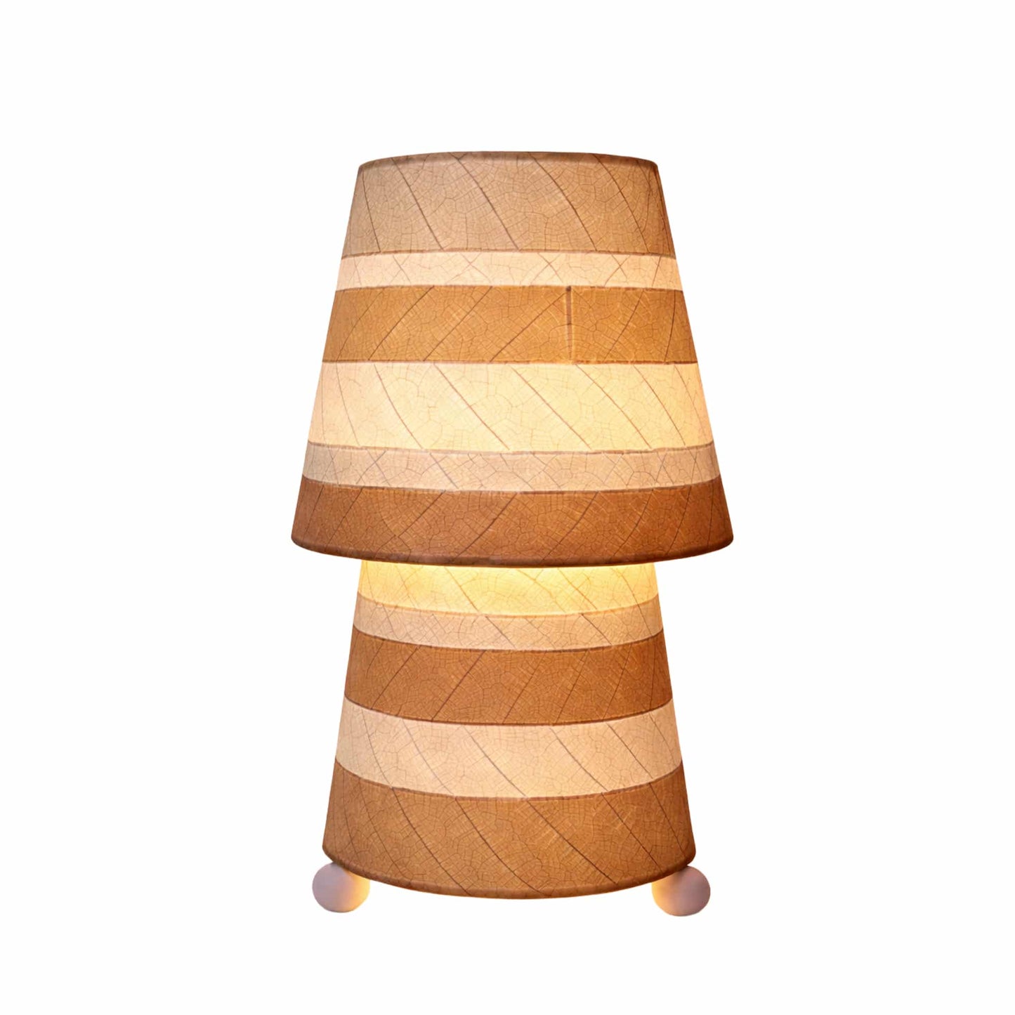 Striped Tapered Table Lamp