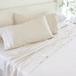 Breathable 4-Piece Linen Bamboo Blend Sheet Set