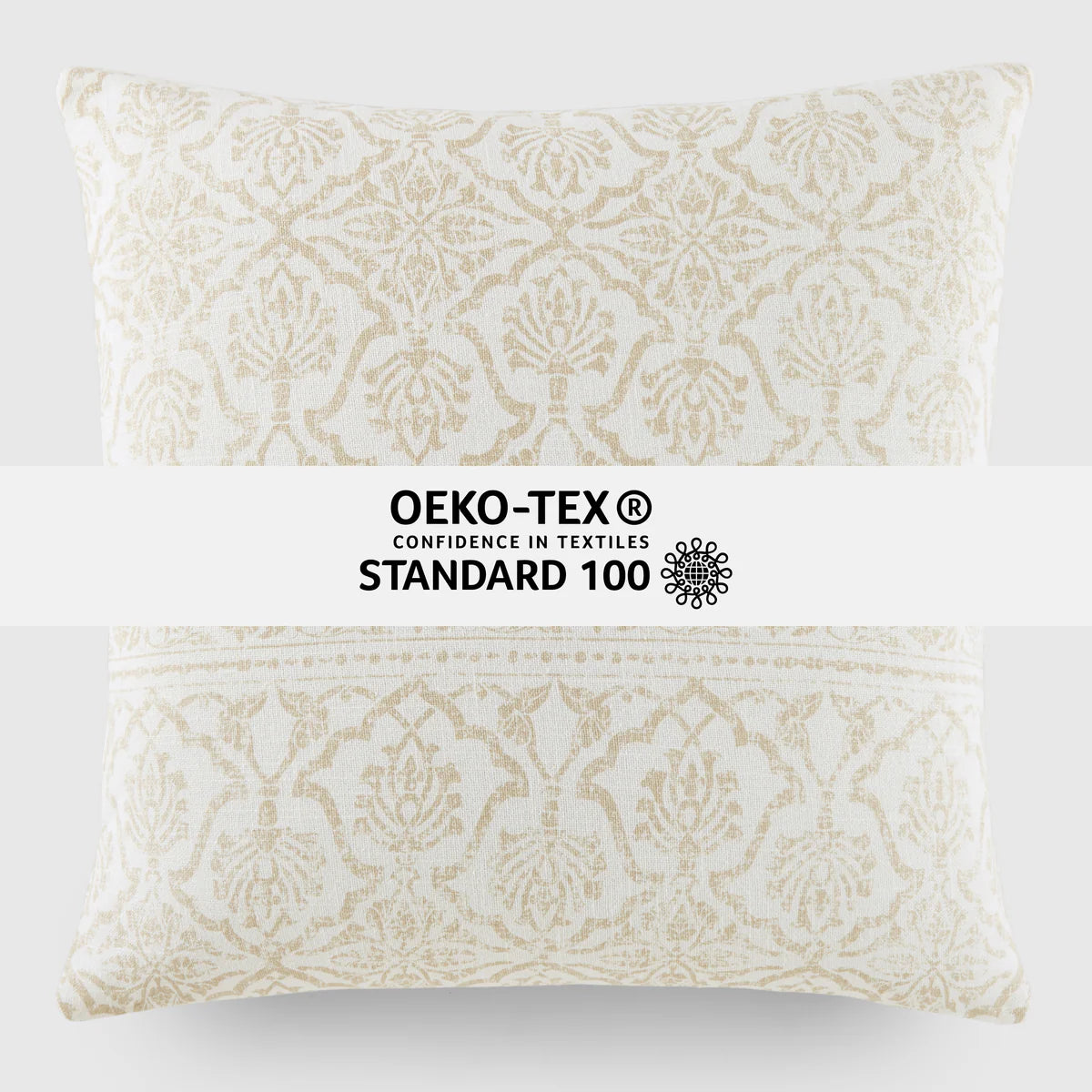 Antique Floral Elegant Cotton Decor Throw Pillow Cover