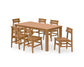 Polywood - Modern Studio Plaza Chair 7-Piece Parsons Table Dining Set - FREE SHIPPING