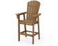 Polywood - Nautical Curveback Adirondack Bar Chair - FREE SHIPPING