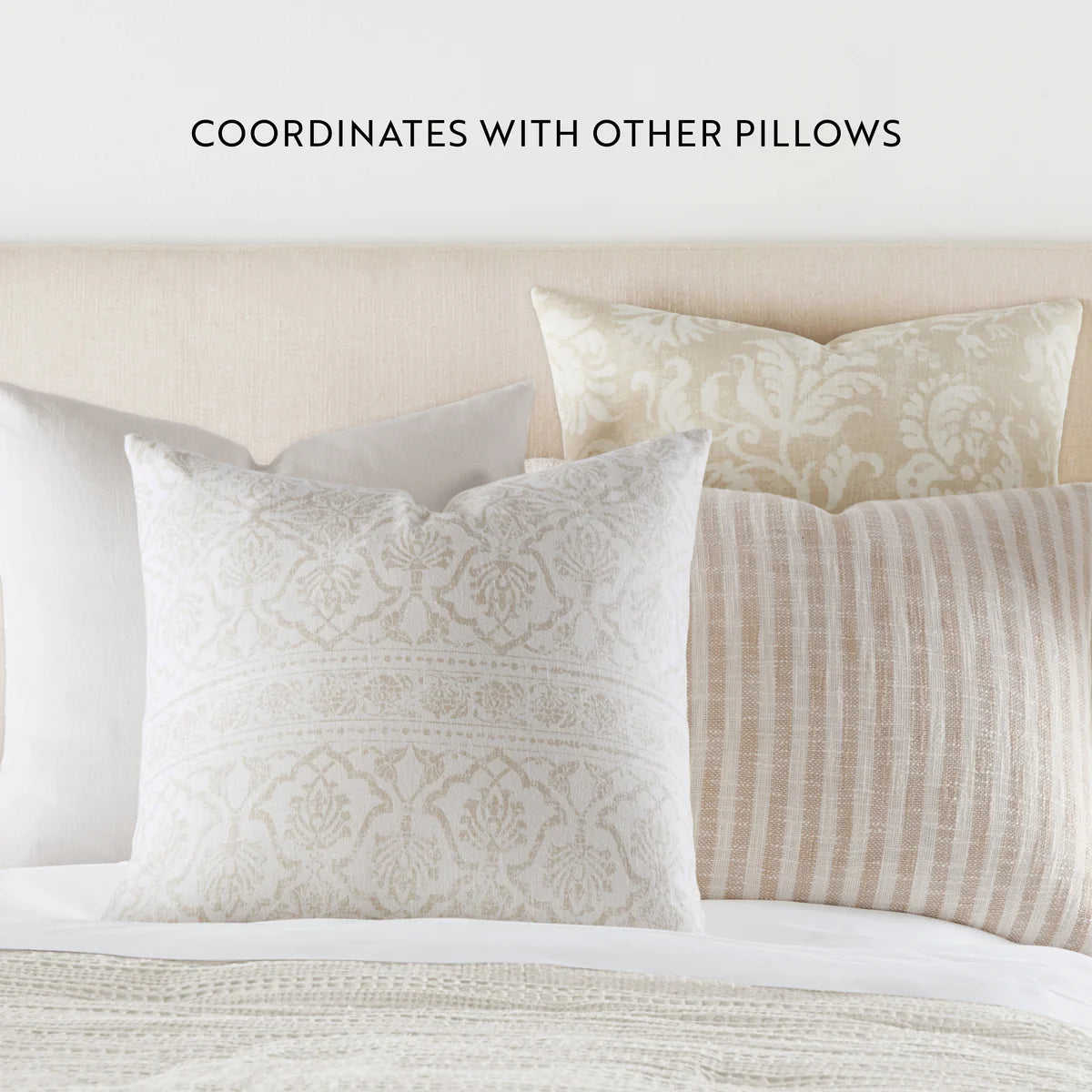 Distressed Floral Elegant Cotton Decor Throw Pillow Cover