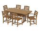 Polywood - La Casa Café 7-Piece Arm Chair Dining Set with Trestle Legs - FREE SHIPPING