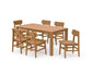 Polywood - Modern Studio Urban Chair 7-Piece Parsons Table Dining Set - FREE SHIPPING