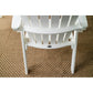 POLYWOOD Nautical Curveback Adirondack 7-Piece Dining Set with Trestle Legs FREE SHIPPING