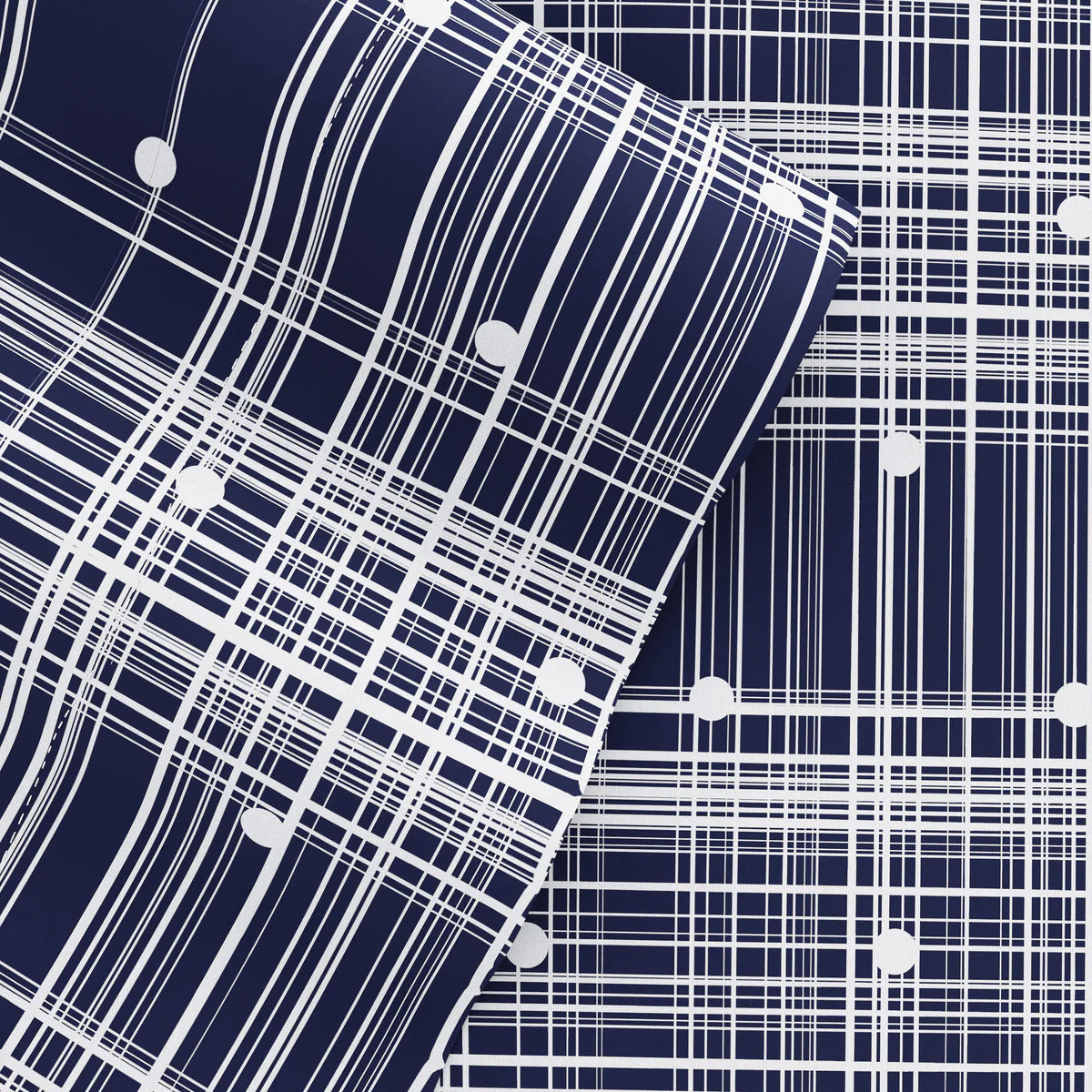 Polka Dot 4-Piece Patterned Sheet Set