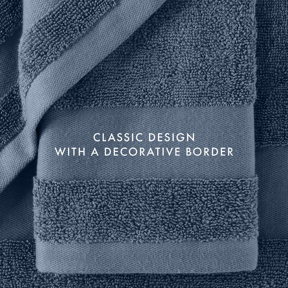 6-Piece Hotel-Quality 100% Cotton Bath Towel Set