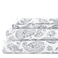 Coarse Paisley 4-Piece Patterned Sheet Set