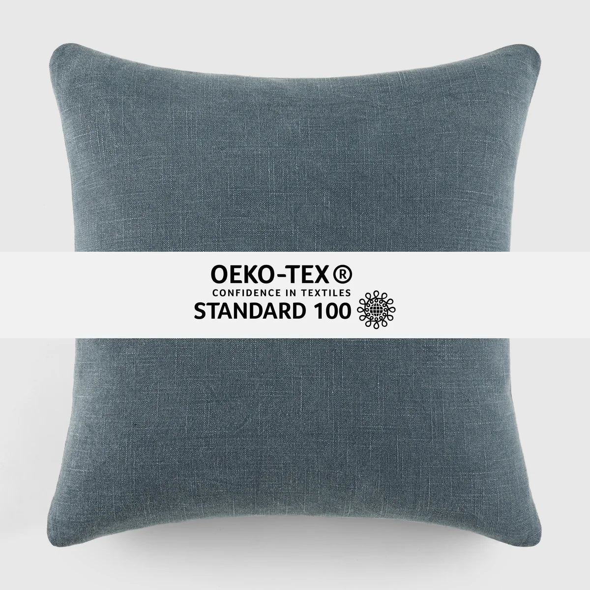Stone Washed & Distressed Cotton Decor Throw Pillow Cover