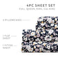 Floral Dream 4-Piece Patterned Sheet Set