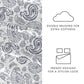 Coarse Paisley 4-Piece Patterned Sheet Set