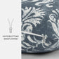 Distressed Floral Elegant Cotton Decor Throw Pillow Cover