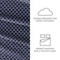 Scallops 4-Piece Patterned Sheet Set