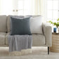 Stone Washed & Distressed Cotton Decor Throw Pillow Cover