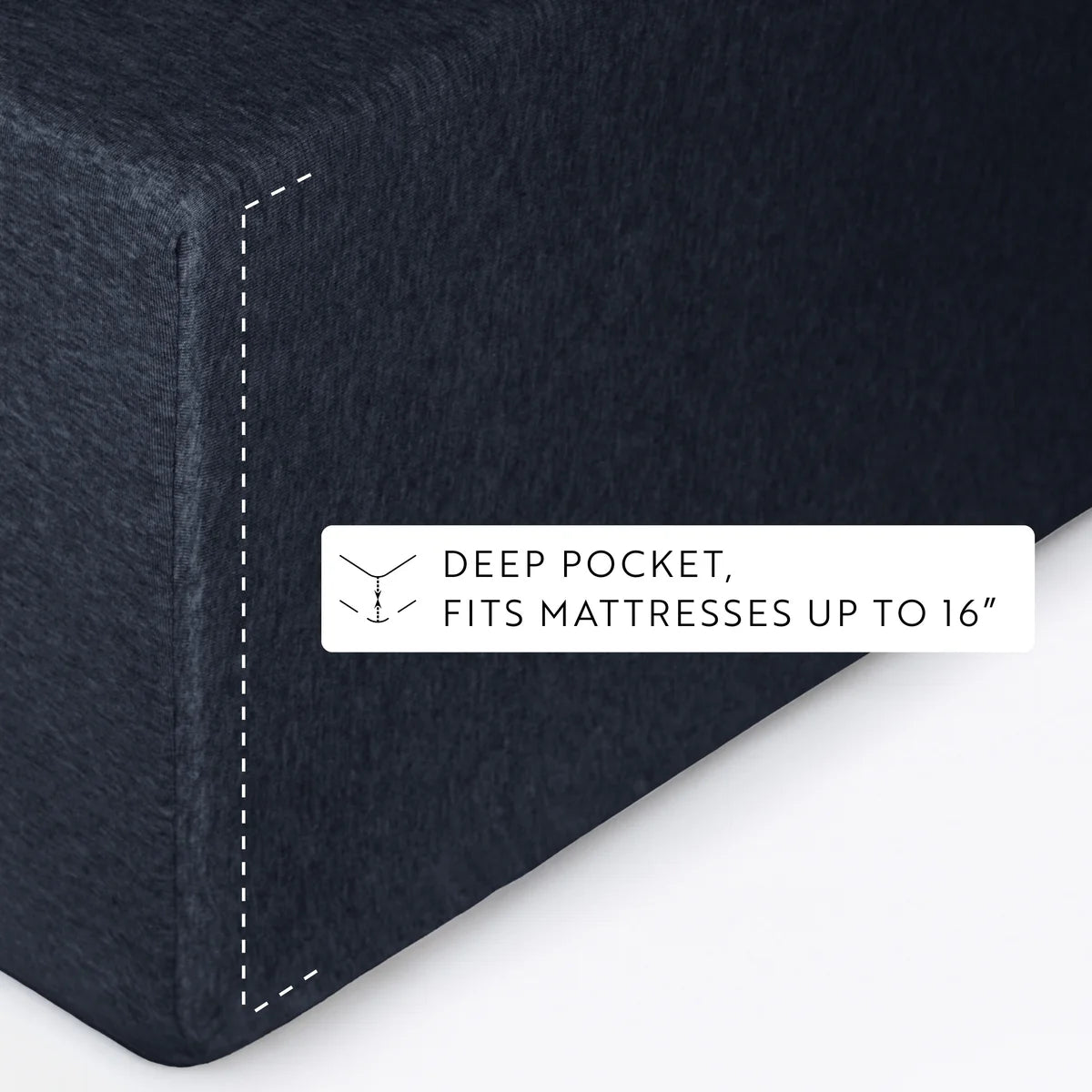 4-Piece 100% Cotton Jersey Knit Sheet Set