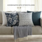 Distressed Floral Elegant Cotton Decor Throw Pillow Cover