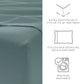 6-Piece Double Brushed Solid Sheet Set