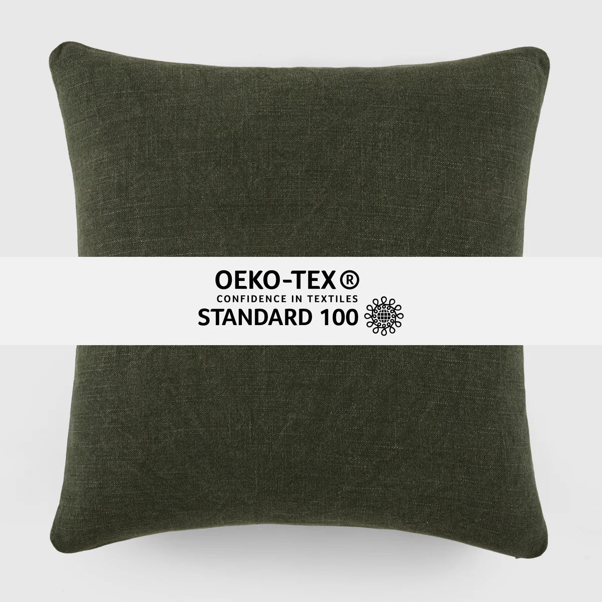 Stone Washed & Distressed Cotton Decor Throw Pillow Cover