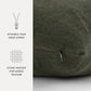 Stone Washed & Distressed Cotton Decor Throw Pillow Cover