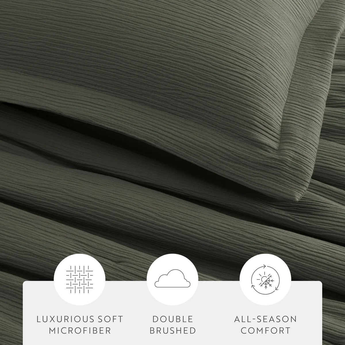 Cloud Weave Textured Down-Alternative Comforter Set