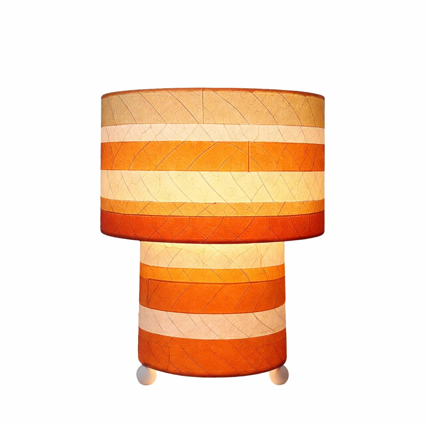 Striped Mushroom Table Lamp