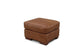 Leather Italia - Inglewood Ottoman in Vintage Brown Derby