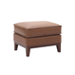 Leather Italia - Weston Ottoman in Highland Brown