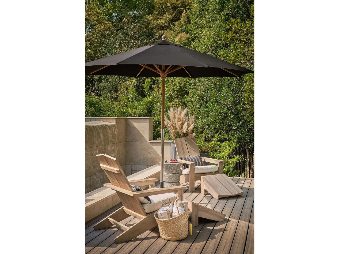 Universal - Coastal Living Outdoor Saratoga Adirondack Ottoman